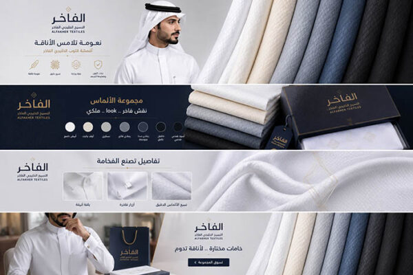 قماش-نقش-الألماس-ناعم-عصري قماش "نقش الألماس": نعومة تلامس الفخامة.. وأناقة تسبق العصر اكتشف البعد الجديد للأناقة مع تشكيلة قماش "نقش الألماس". يجسد هذا النسيج المبتكر التوازن المثالي بين الطابع الرسمي الحازم واللمسة العصرية المتجددة. يتميز بتصميم هندسي دقيق يحاكي بريق وتداخل حواف الألماس، ليمنح الثوب تأثيراً بصرياً ثلاثي الأبعاد يخطف الأنظار برقيّ وهدوء. تمت حياكة هذا القماش ليكون ناعماً، أنيقاً، وعصرياً، حيث ينسدل على الجسم بانسيابية فائقة توفر راحة استثنائية طوال اليوم، دون المساومة على "وقفة" الثوب وهيبته المعتادة. مميزات وتفاصيل التشكيلة: تصميم الألماس البارز: نقشة هندسية دقيقة تكسر رتابة الأقمشة السادة، وتعكس الضوء بطريقة ذكية تبرز فخامة الخامة. نعومة فائقة (ملمس قطني): كما يشير الوصف المرفق معه، يتمتع القماش بنعومة استثنائية تجعله لطيفاً جداً على البشرة ومثالياً للاستخدام اليومي الطويل. مرونة وانسيابية: نسيج مريح يتكيف مع حركة الجسم، مما يقلل من ظهور التكسف والتجعد. لوحة ألوان متكاملة تناسب كل الأذواق: تأتي التشكيلة بـ 7 خيارات لونية مدروسة بعناية لتغطي كافة الاحتياجات والمواسم: أبيض ناصع: للإطلالات الرسمية الصارمة. أوف وايت / سكري: خيارات دافئة تمنح إشراقة طبيعية للوجه. تدرجات الرمادي (فاتح، متوسط، غامق): ألوان عملية وعصرية تناسب بيئة العمل والمناسبات الشتوية أو المعتدلة. أسود فحمي: ملك الألوان لإطلالة مسائية يغمرها الغموض والهيبة. هذا القماش هو الخيار الأمثل للرجل الذي يبحث عن التفرد، ويرغب في ثوب يجمع بين ملمس الحرير وفخامة النقوش الهندسية العصرية.
