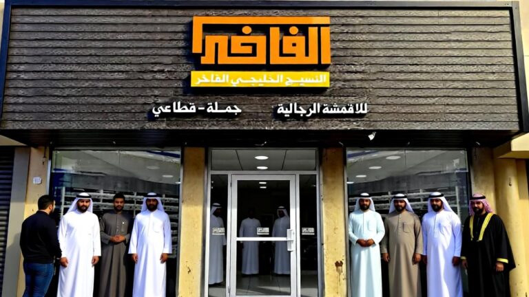 شركة النسيج الخليجي الفاخر لأجود وأفخر الأقمشة الرجالية