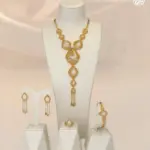 طقم ذهب بديل الاناقة الانسيابية